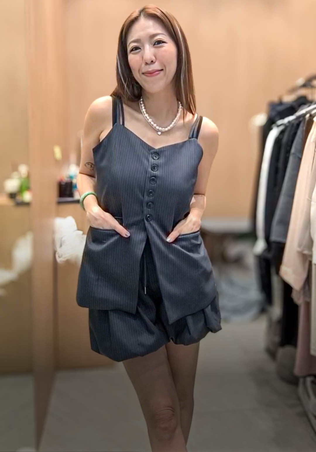 🥰K8812  ▶️西裝背心 👉B:96cm L:68cm