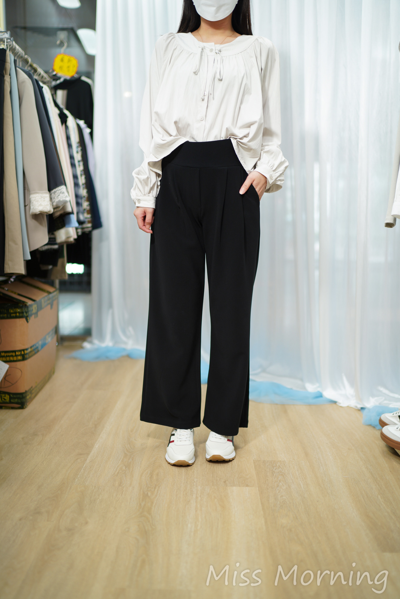 8cm包肚腩顯瘦返工/去街兩穿褲(34027)