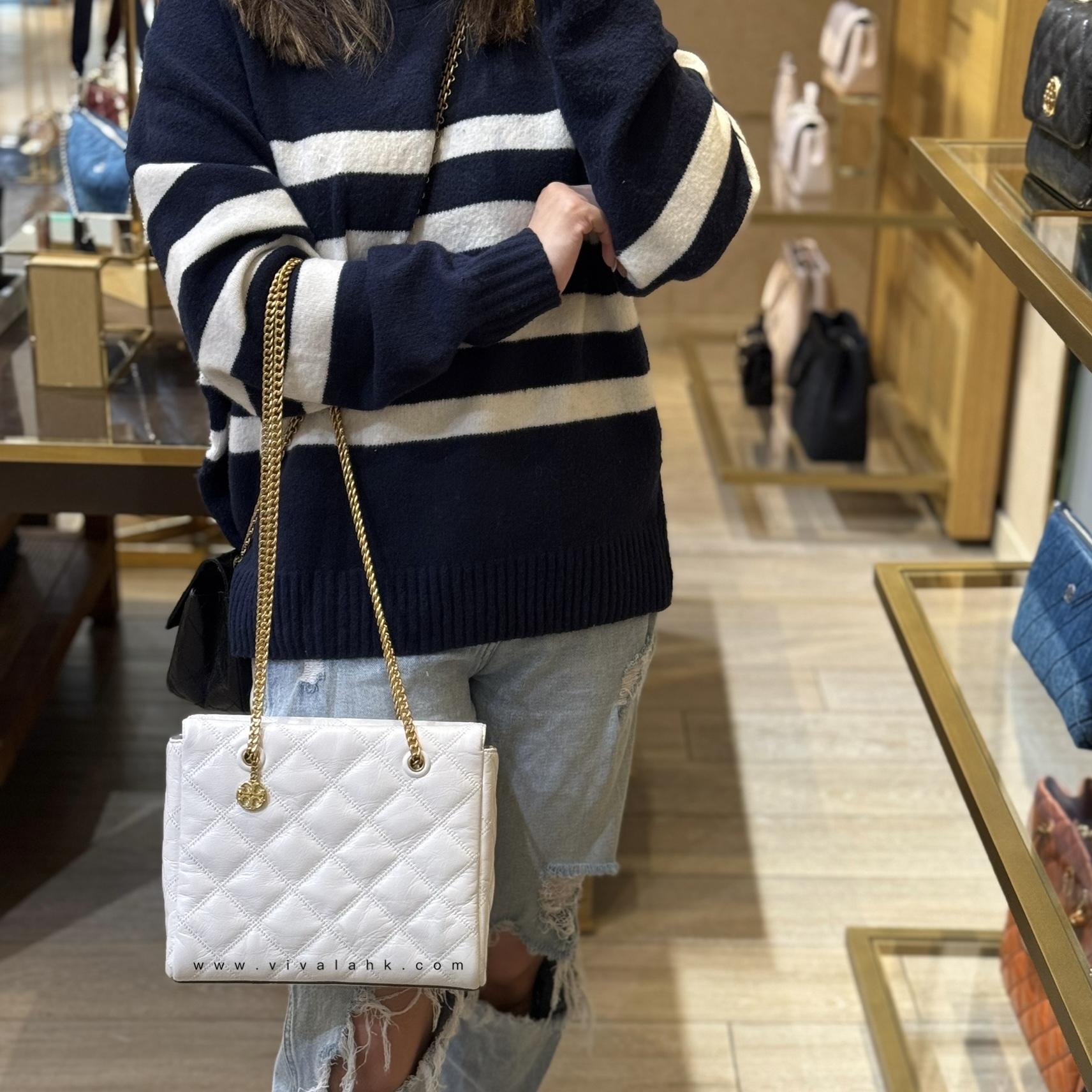 Tory Burch - Willa Small Zip Tote (油蠟牛皮) (166181)
