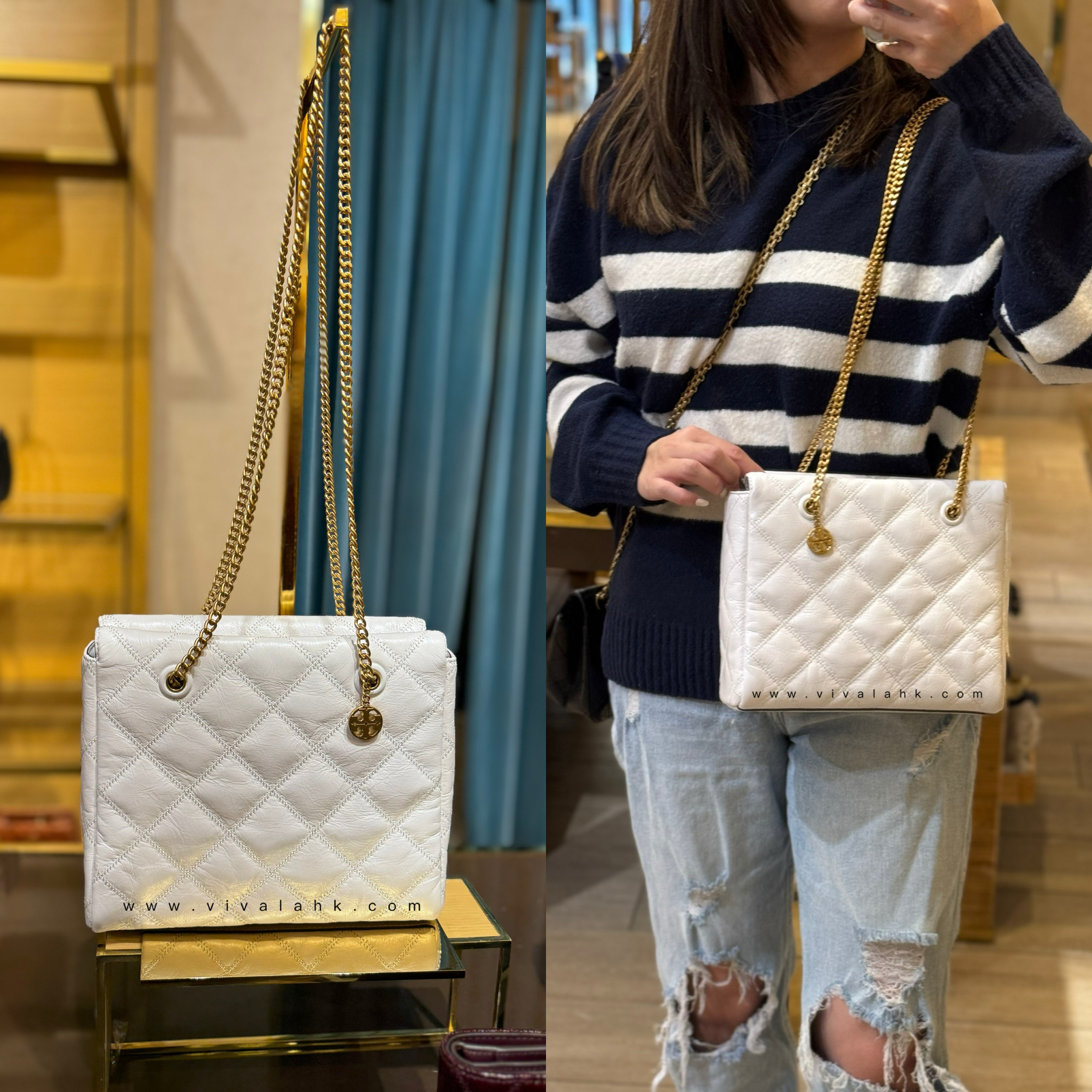 Tory Burch - Willa Small Zip Tote (油蠟牛皮) (166181)