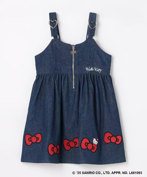𝐒𝐚𝐧𝐫𝐢𝐨 Hello Kitty 牛仔背帶裙