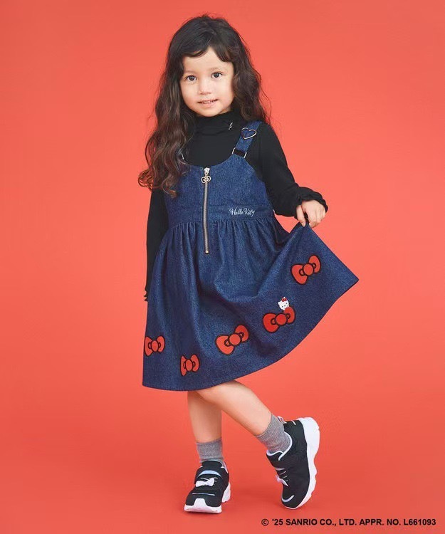 𝐒𝐚𝐧𝐫𝐢𝐨 Hello Kitty 牛仔背帶裙