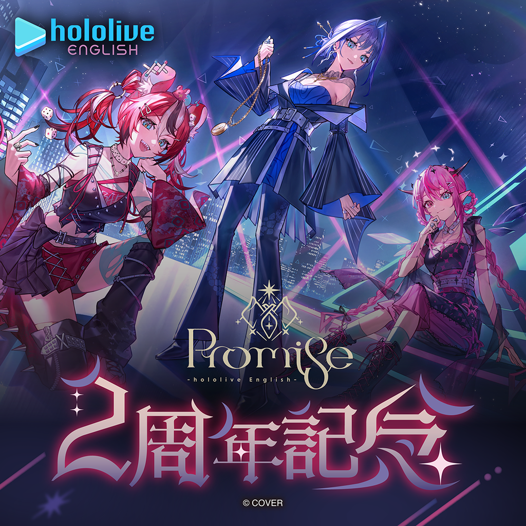 「官品代購」hololive English -Promise- 2周年記念 💎🎲⏳ (IRyS/Hakos Baelz/Ouro Kronii)