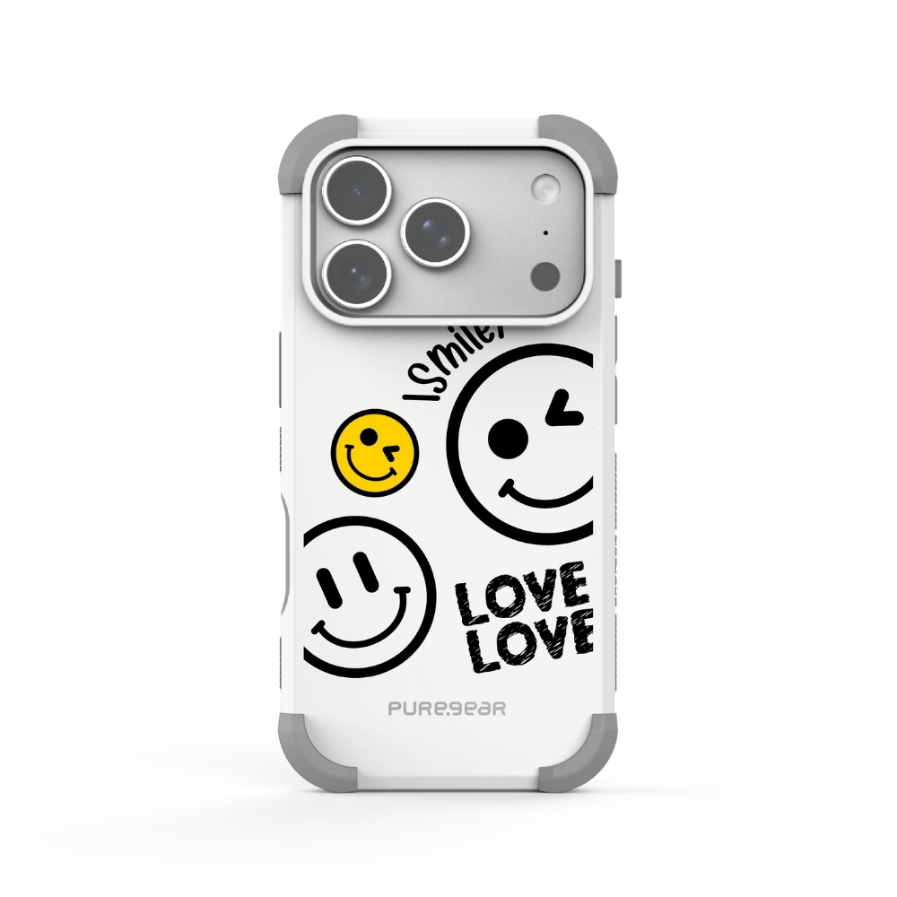iPhone 坦克軍規防摔手機殼 / 微笑白 (微笑人森)