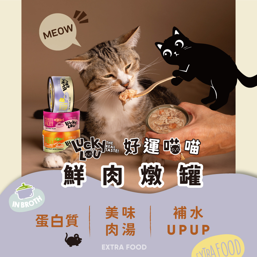 LUCKY LOU 好運喵喵｜鮮肉燉罐 70g