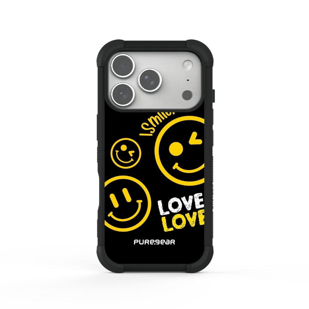 iPhone 坦克軍規防摔手機殼 / 幽默黑 (微笑人森)