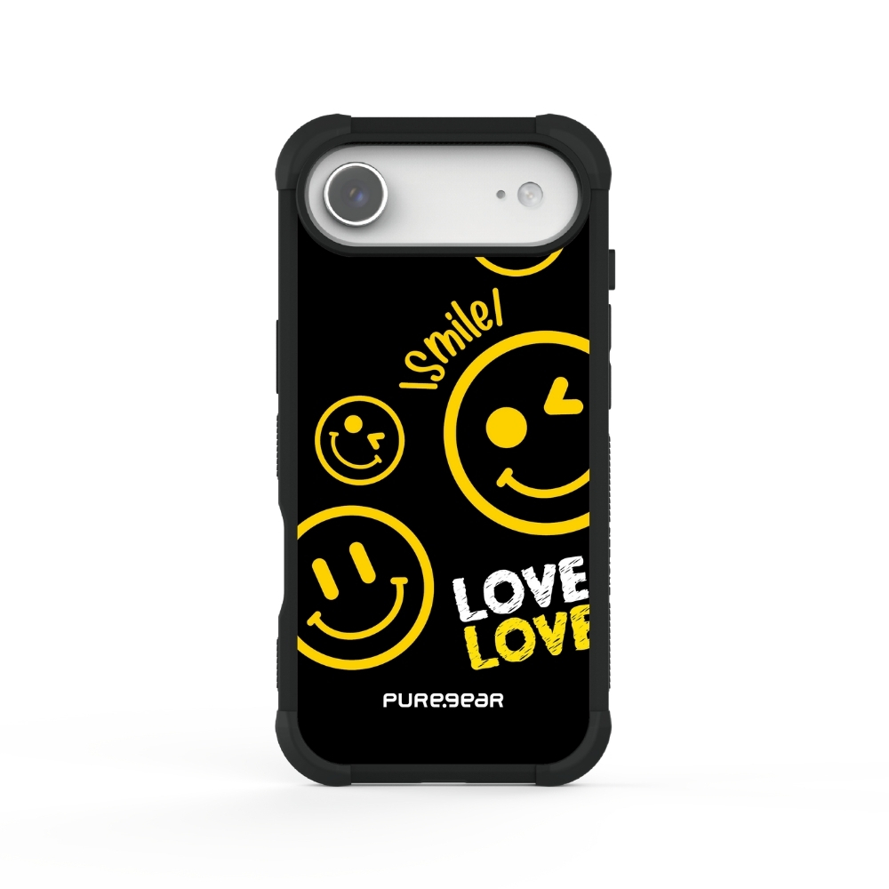 iPhone 坦克軍規防摔手機殼 / 幽默黑 (微笑人森)