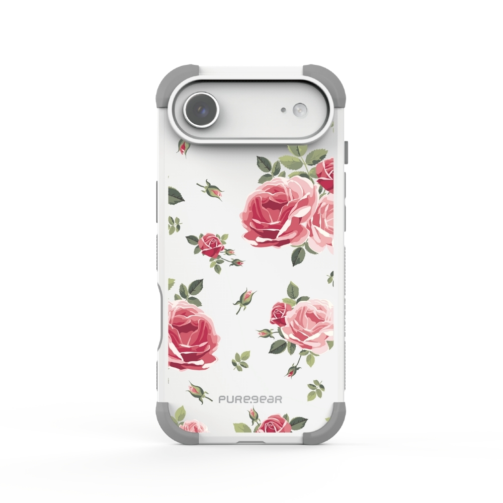 iPhone 坦克軍規防摔手機殼 / 玫瑰 (花卉系列)