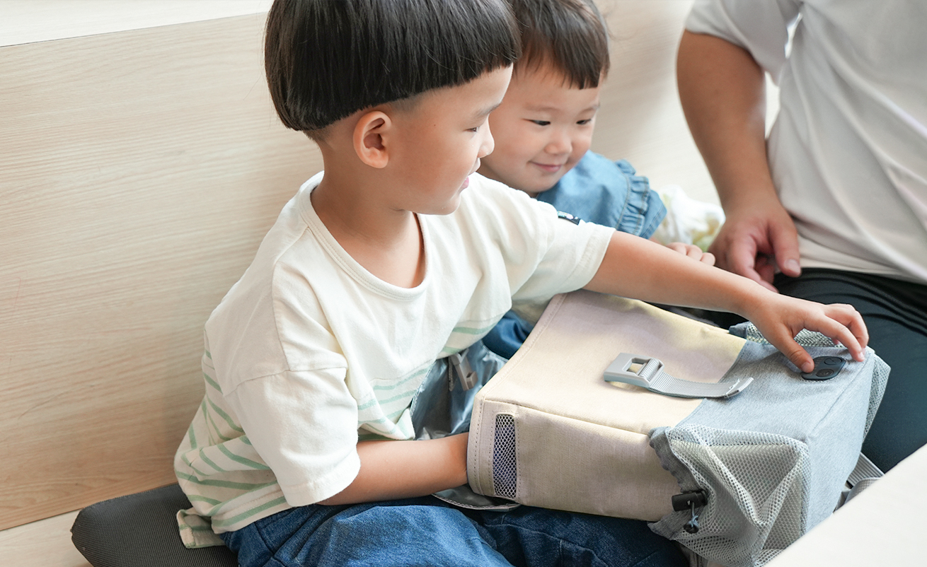 兒童背包首選-LIFEMATE 幼童背包-杏色