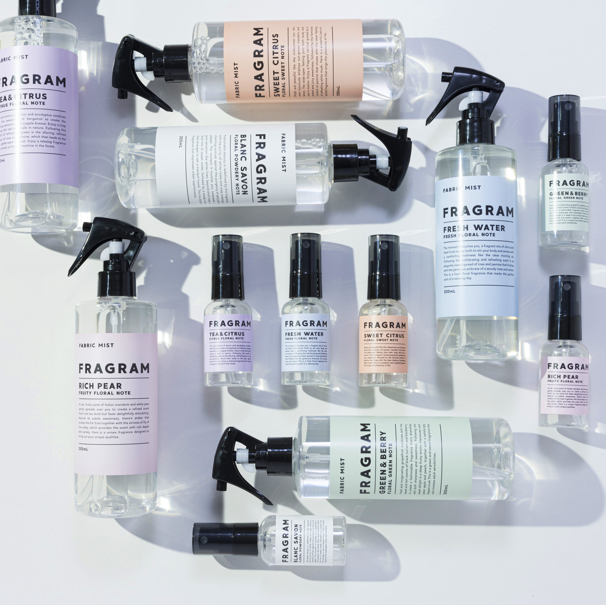 FRAGRAM慕浴-粉嫩香梨 除皺香衣噴霧(隨身瓶)40ml