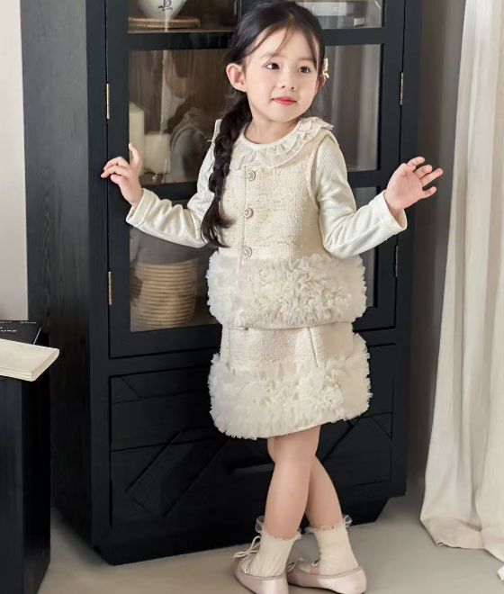 BYB10SE120BE珍珠色紗紗淑女3件套