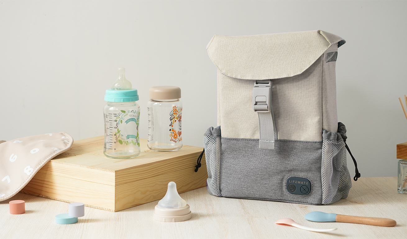 LIFEMATE 隨行巧烘包 杏色 單獨兒童背包款