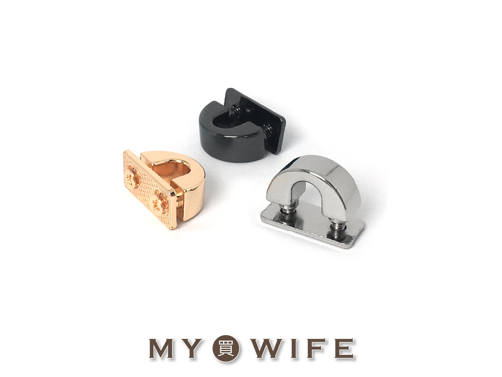 6mm合金側掛環/合金拱橋_側掛耳/拱橋_3色【YR-H006】