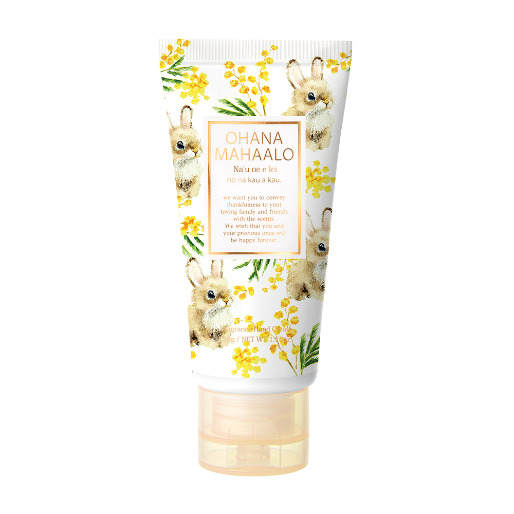OHANA MAHAALO 相思萌兔 潤澤療癒護手霜50g