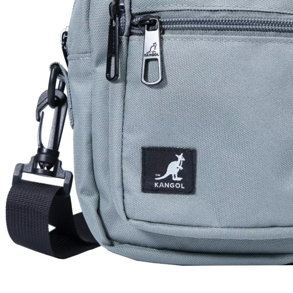 KANGOL 小方包 側背包 淺灰 小側包 包包 6555170410