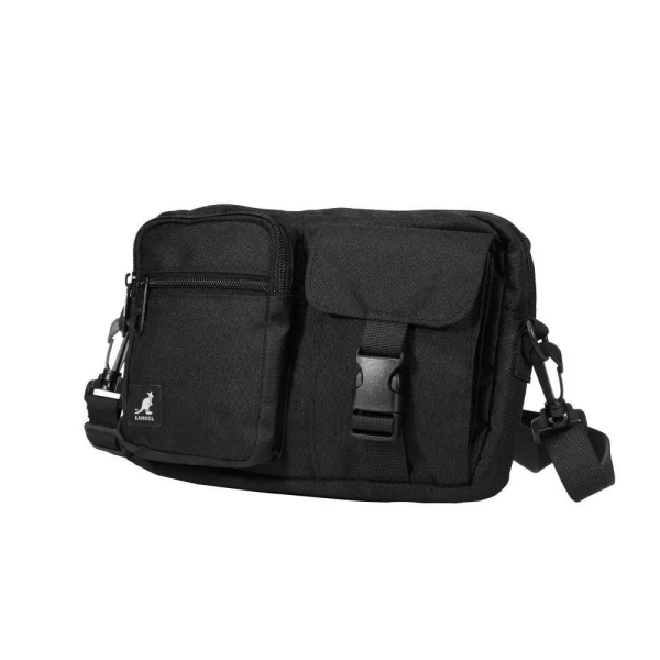 KANGOL 小方包 側背包 黑 小側包 包包 6555170420