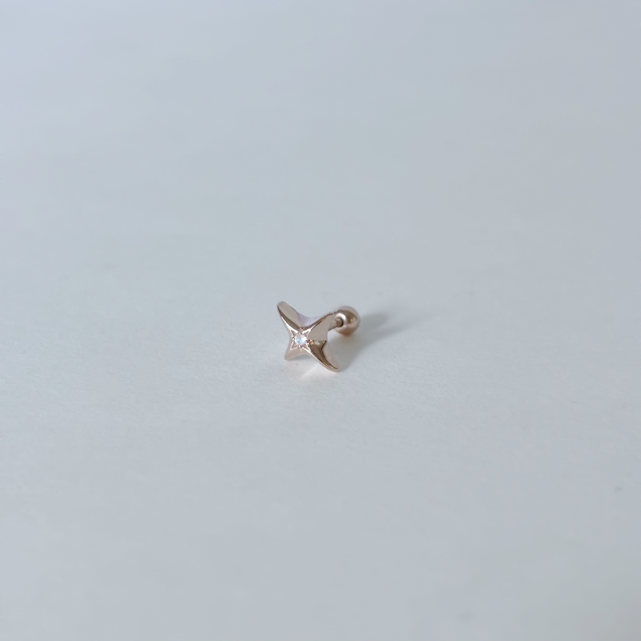 Aster月光石轉珠耳環