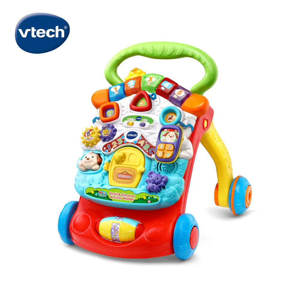 Vtech 2合1多功能寶寶學步車 紅