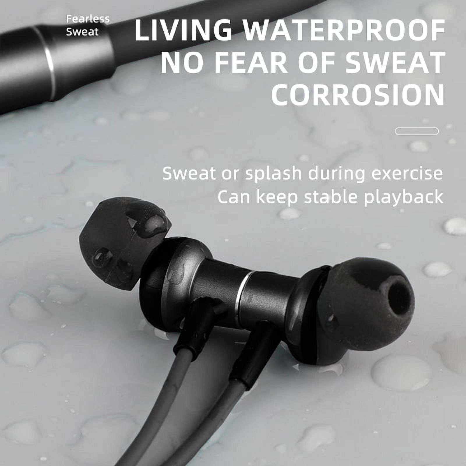 JTSK Japan Wireless hanging neck sports anti-sweat binaural magnetic absorption ultra-long battery life Bluetooth 5.0 headset (P3190)