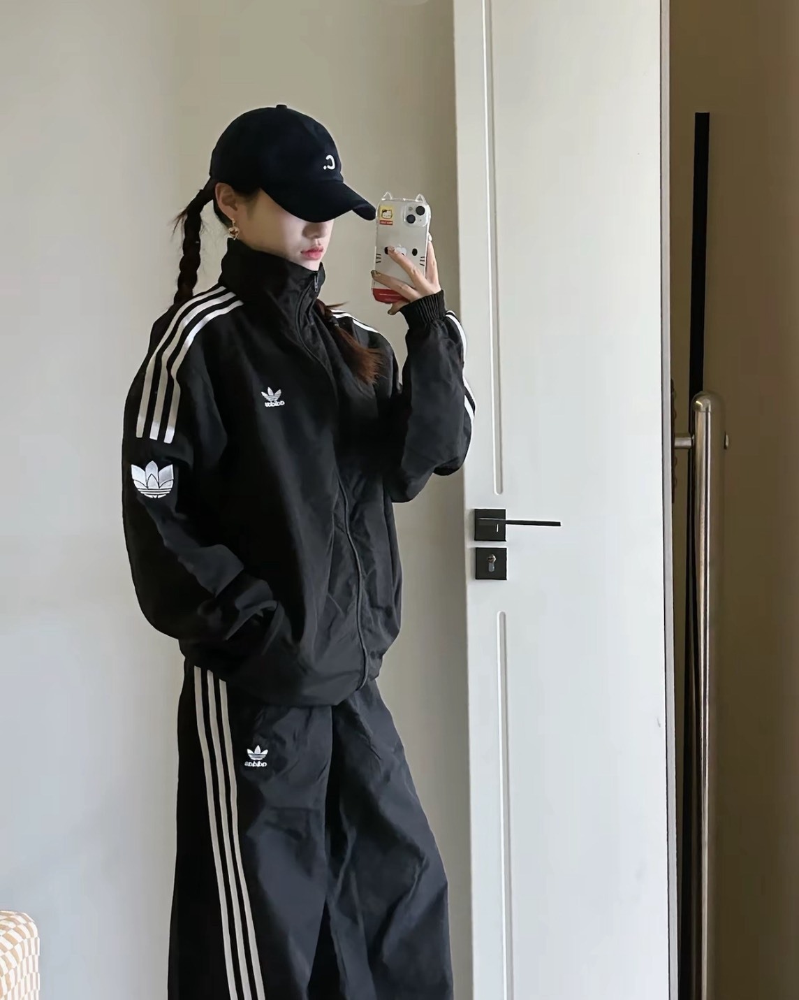 ADIDAS ORIGINALS RT TT U2 防風外套  三葉草 男女款 黑色 JM2716