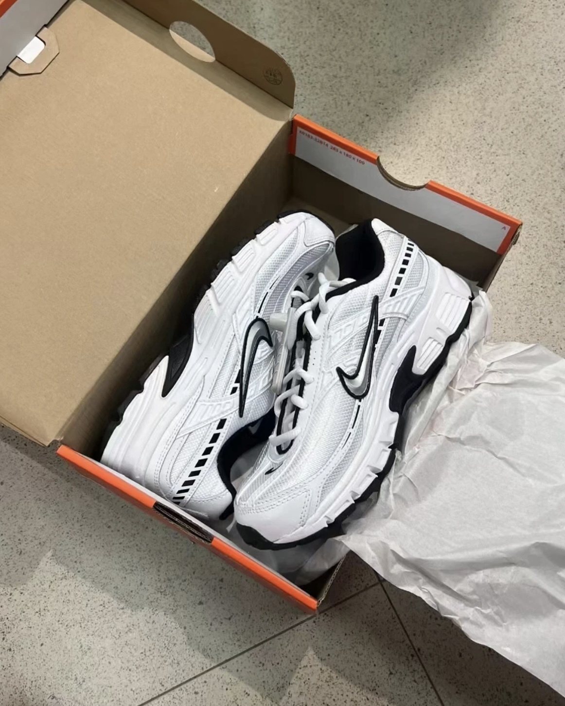 Nike Initiator 復古 增高 厚底 老爹鞋 黑白銀