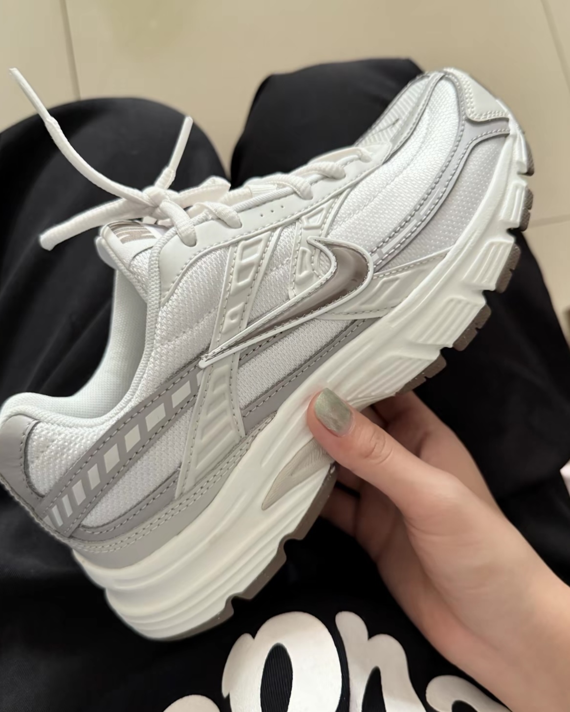 Nike Initiator 復古 增高 厚底 老爹鞋 米灰棕