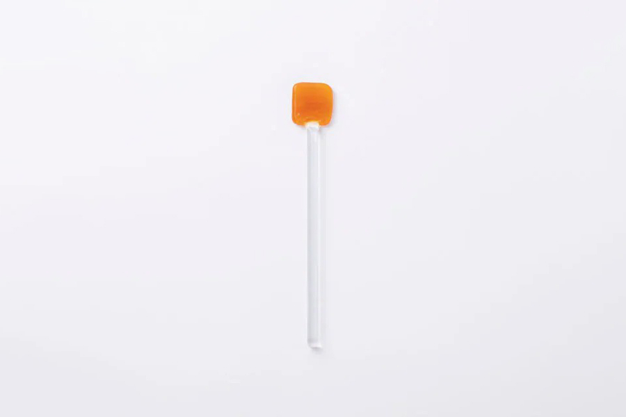 中川政七商店 - 彩色玻璃攪拌棒 / 角橙