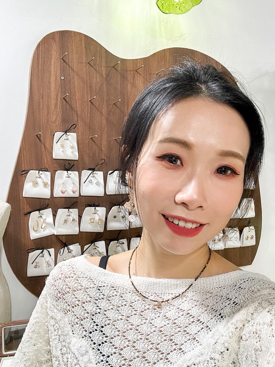 【SALE SALE SALE🔥】 韓國手工虎眼石 ・鋯石小吊墜頸鏈【不設退換】