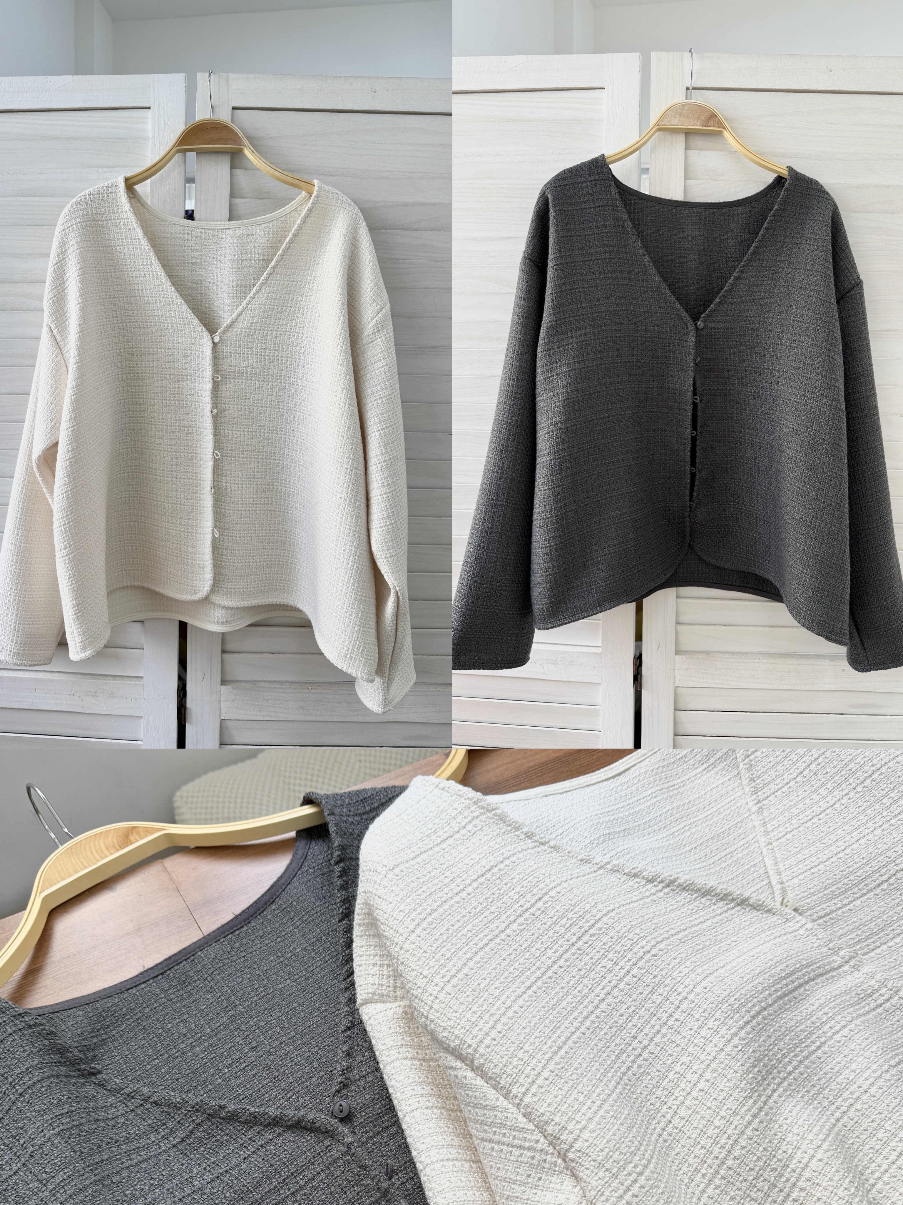 【現貨】暗格花紋外套