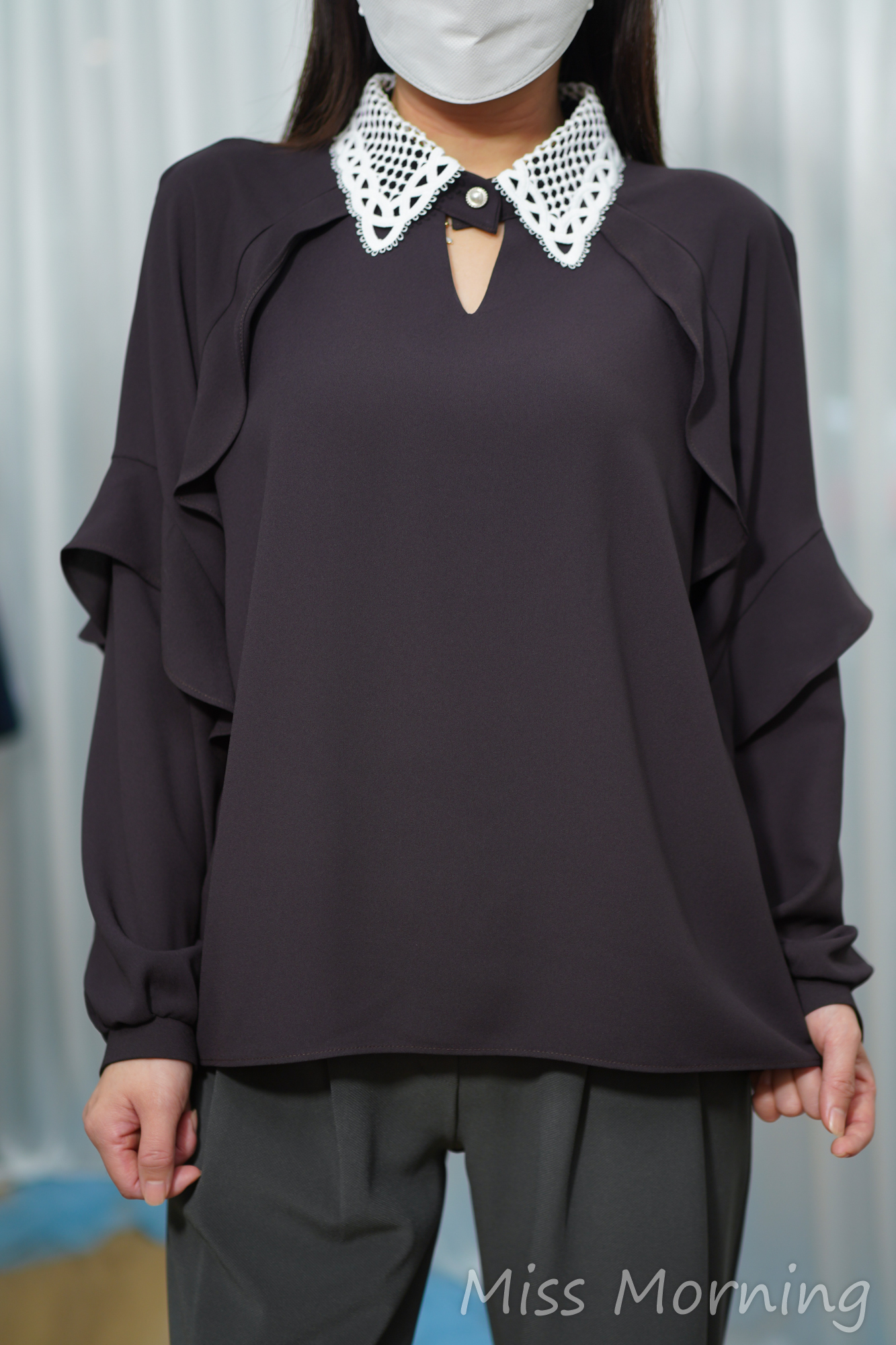 免燙雪紡衫(14839)