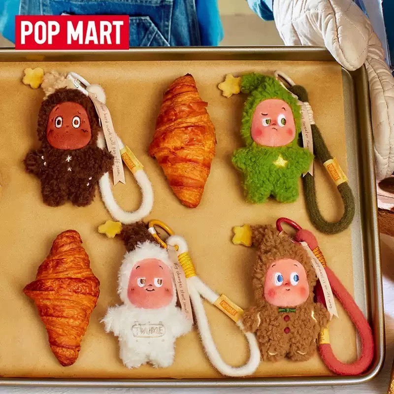 泡泡瑪特 星星人美味時刻系列 現烤小餅乾 毛絨吊飾盲盒