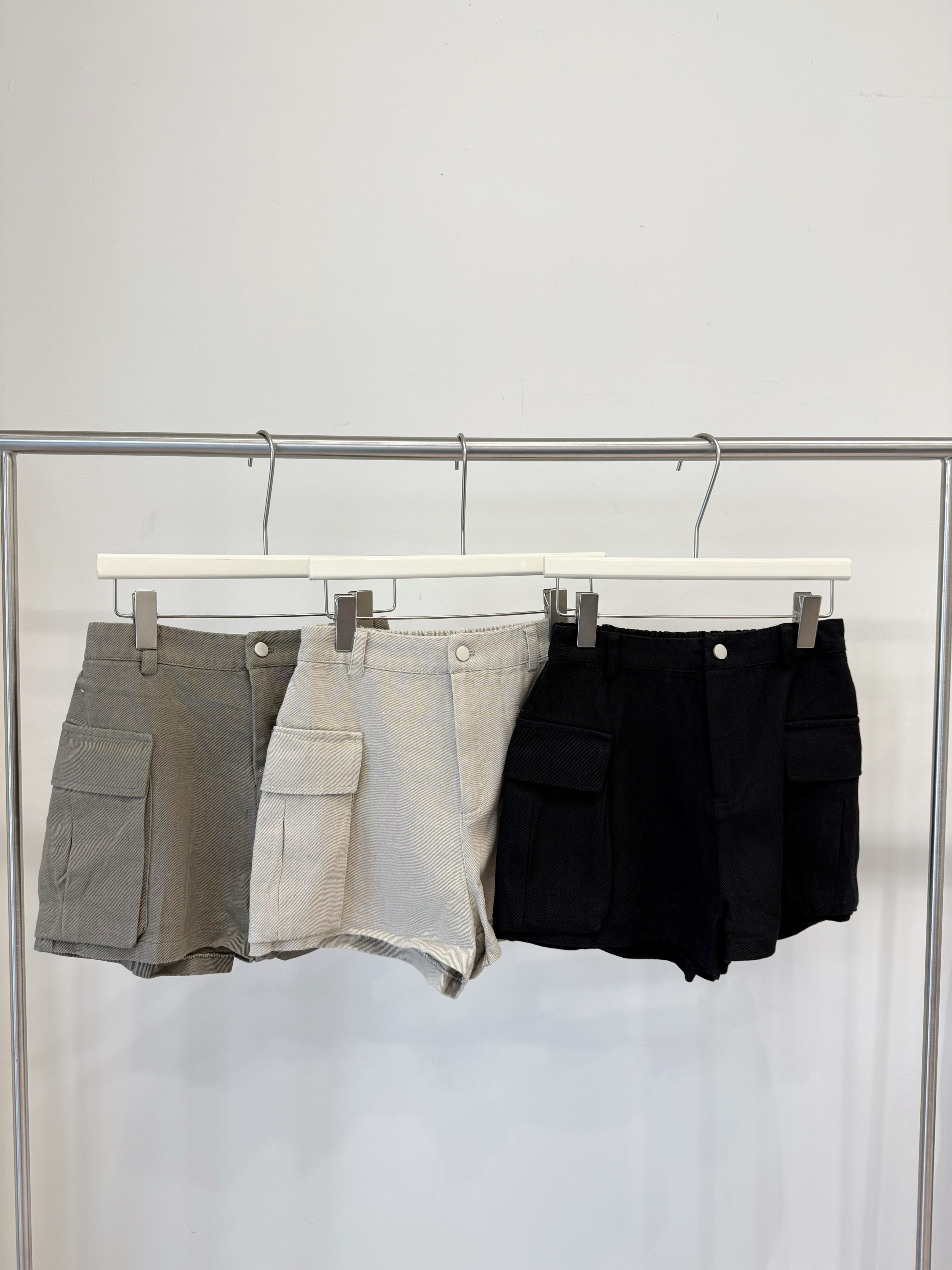 6176 後鬆緊工裝寬鬆短褲