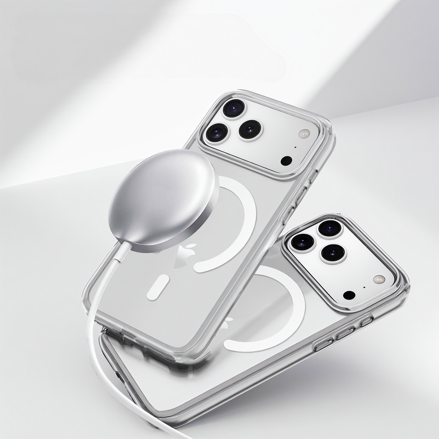 iPhone17promax磁吸透明保護殼 【增加magasafe磁力吸附】支援蘋果17系列