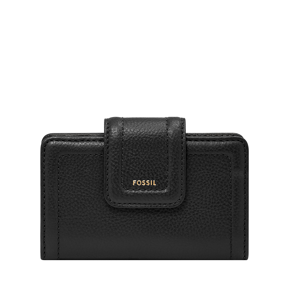 Madison 真皮釦式短夾-黑色 SWL2901001