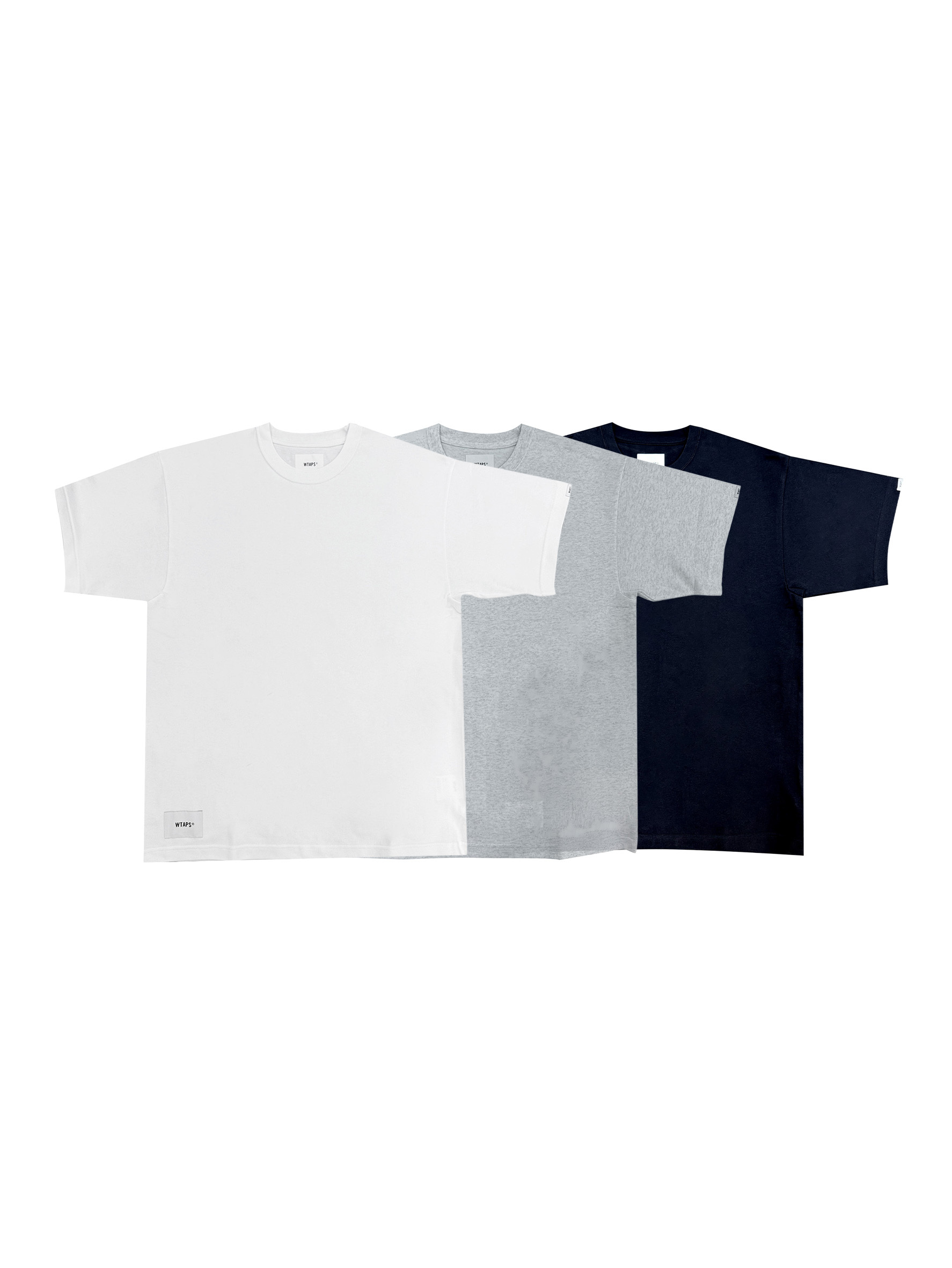 Wtaps Sign - YD / SS / Cotton 黑/白/淺灰 短袖針織Tee 純棉 252ATDT-CSM08