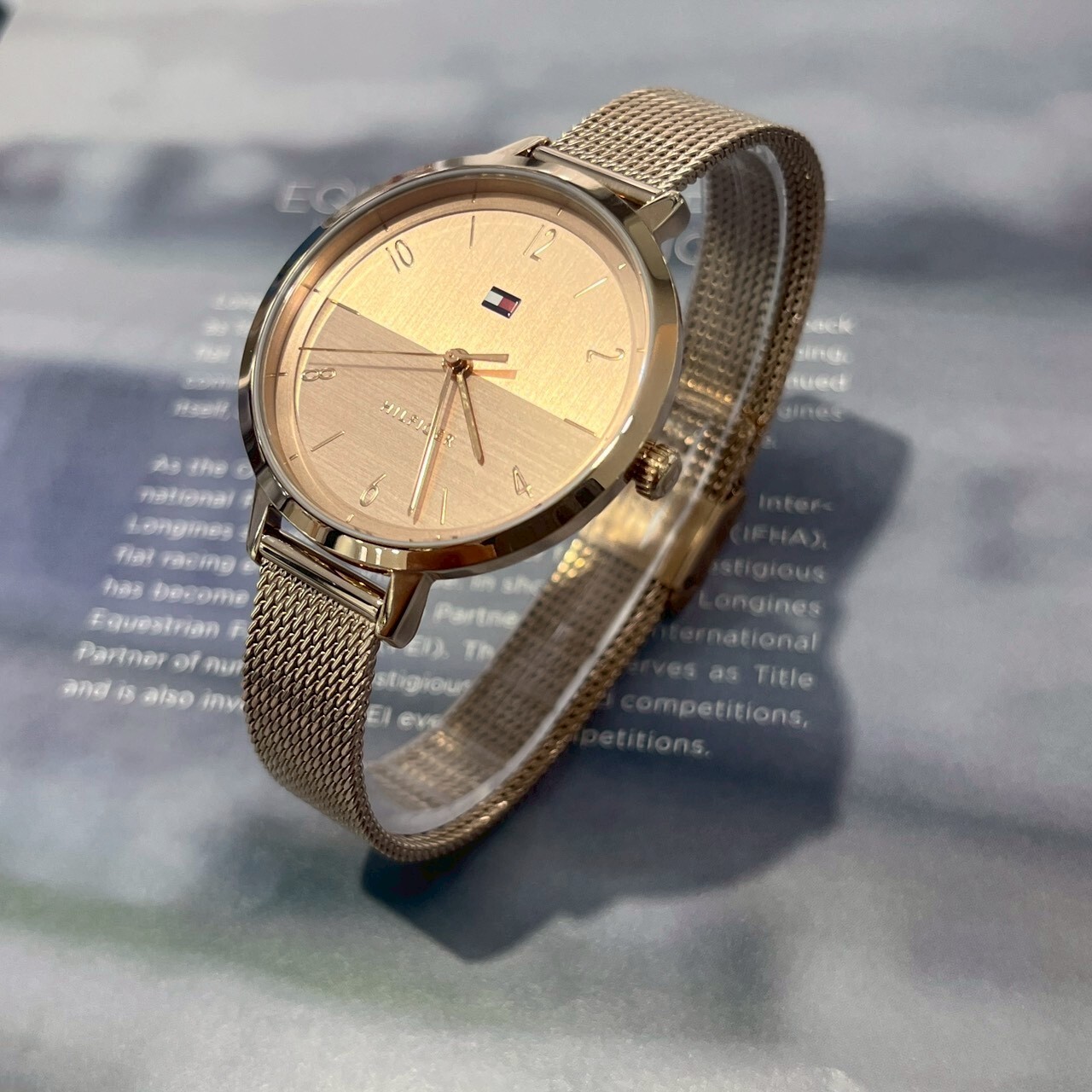 【Tommy Hilfiger】美式休閒時尚米蘭腕錶1782580 34mm 現代鐘錶