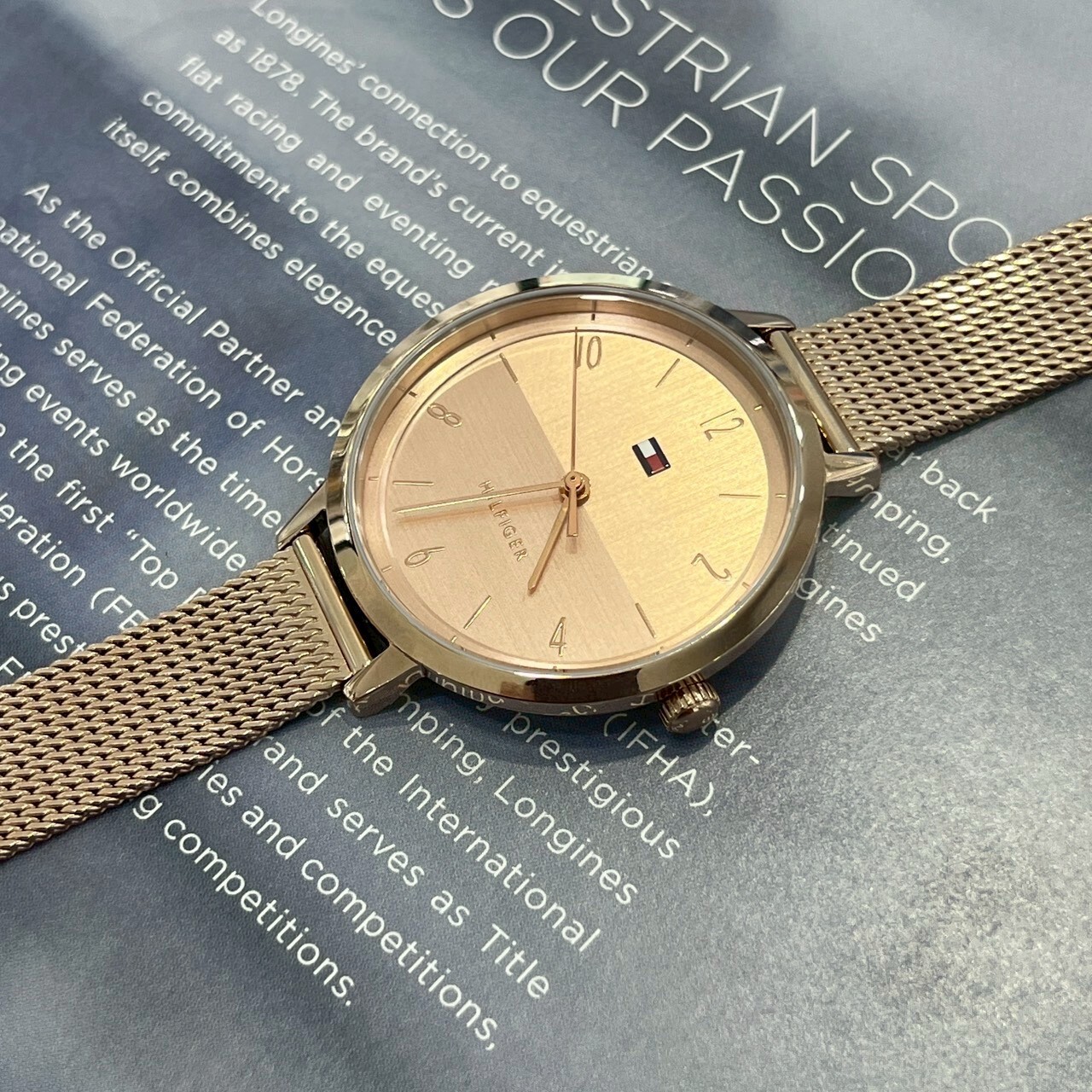 【Tommy Hilfiger】美式休閒時尚米蘭腕錶1782580 34mm 現代鐘錶