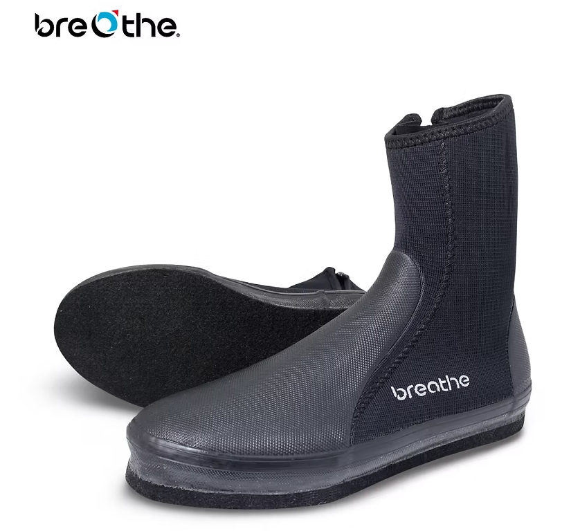 水呼吸-3mm 耐磨毛氈底防滑 長筒套鞋 08-D-3mm