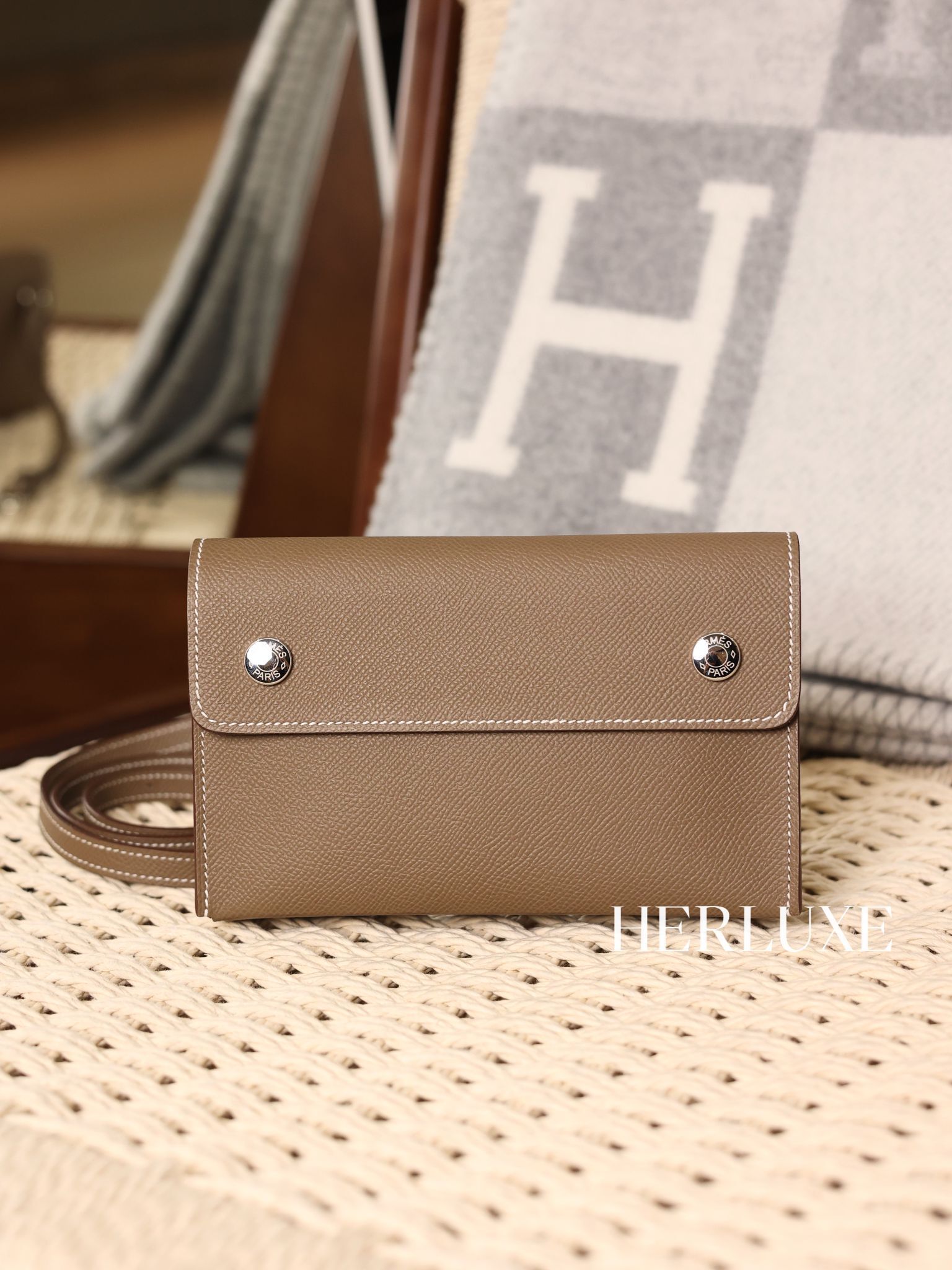 Snap wallet 18 etoupe ck epsom K