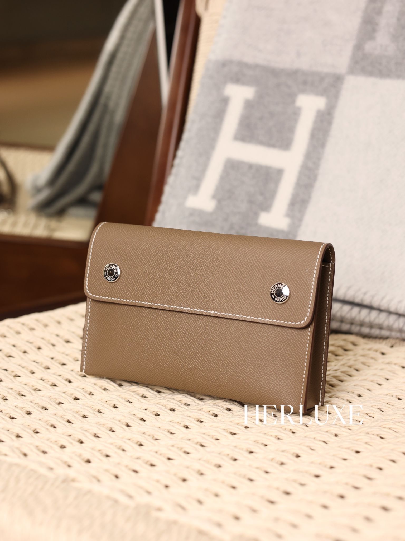 Snap wallet 18 etoupe ck epsom K