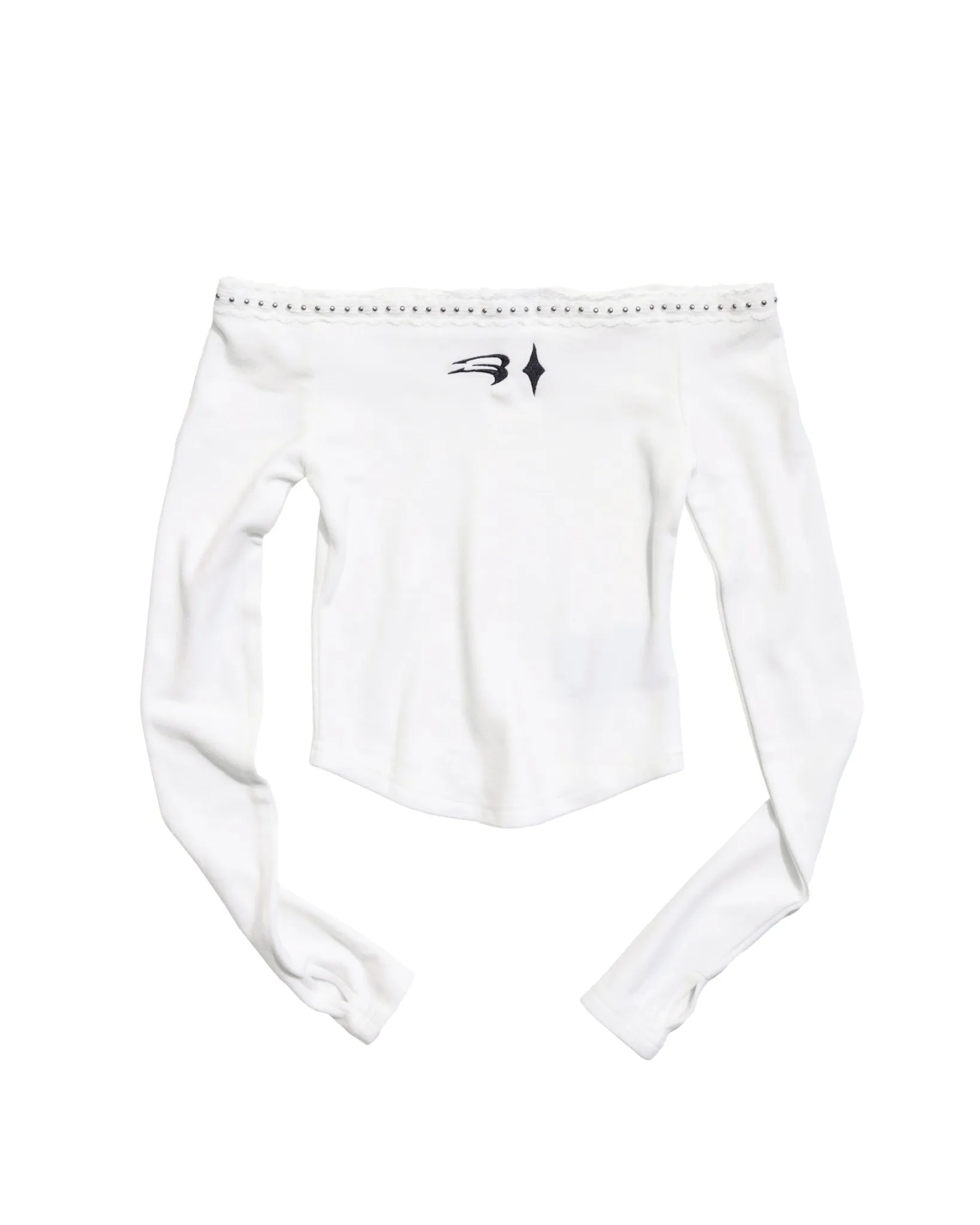 【車庫服飾】E'TREALOUEST EAL WMS Off Shoulder Line Short Shirt