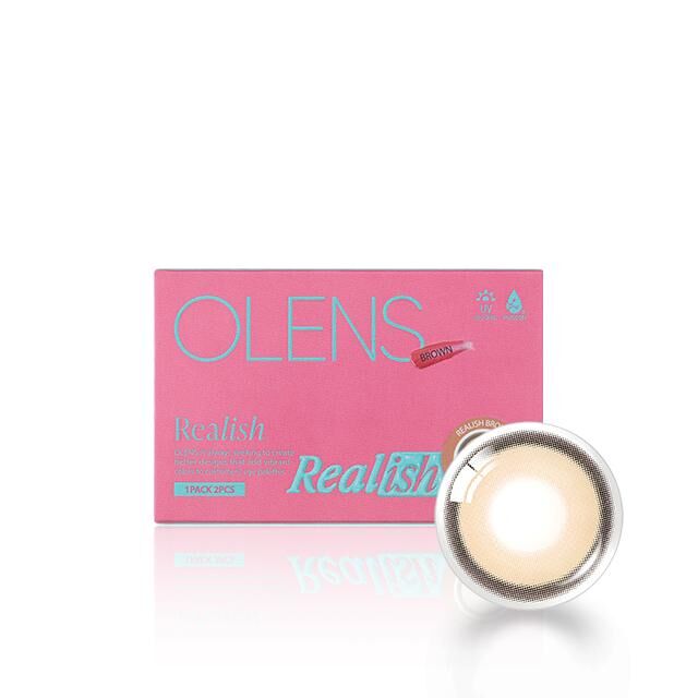 [PUSCON]OLENS Realish Monthly Brown｜日拋彩妝隱形眼鏡｜每盒2片