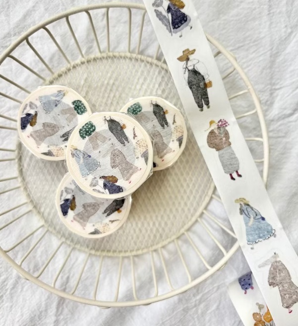 Pion．小文青 2.5cm割型和紙膠帶 <整捲/分裝>