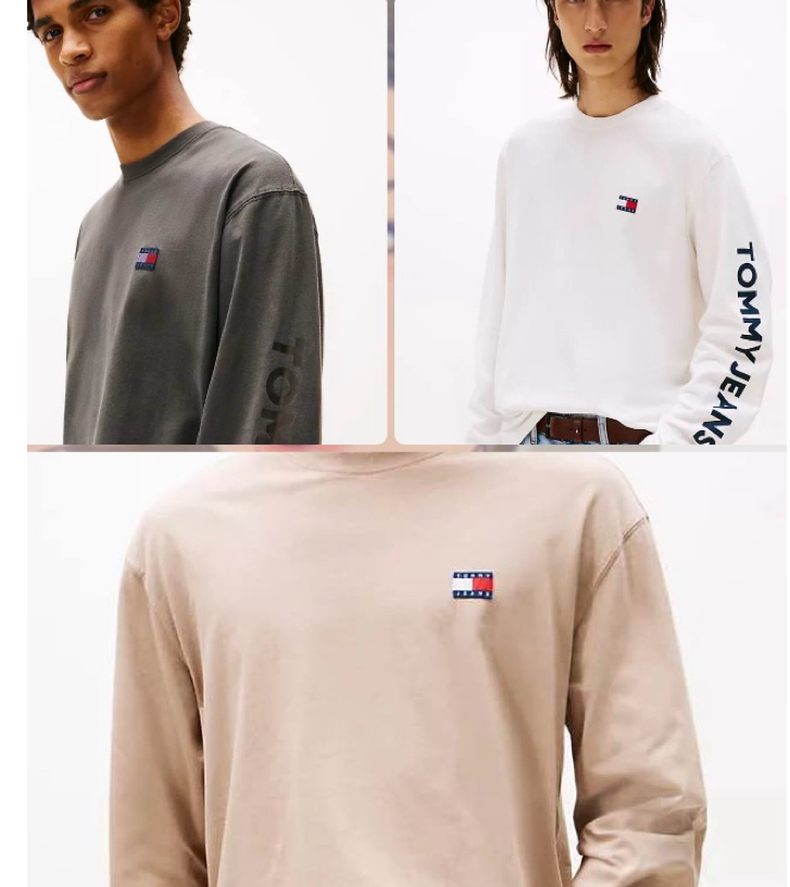 Tommy Jeans 手臂字母 薄長T 長袖上衣