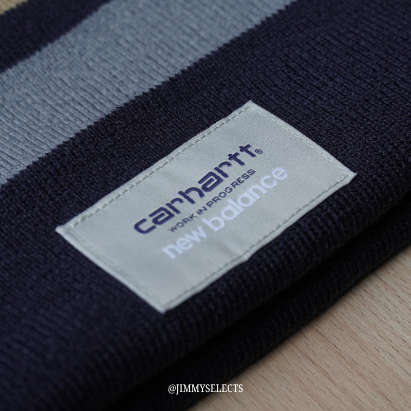【New Balance x Carhartt WIP】Reversible Beanie｜Dual-Sided Workwear Street Style