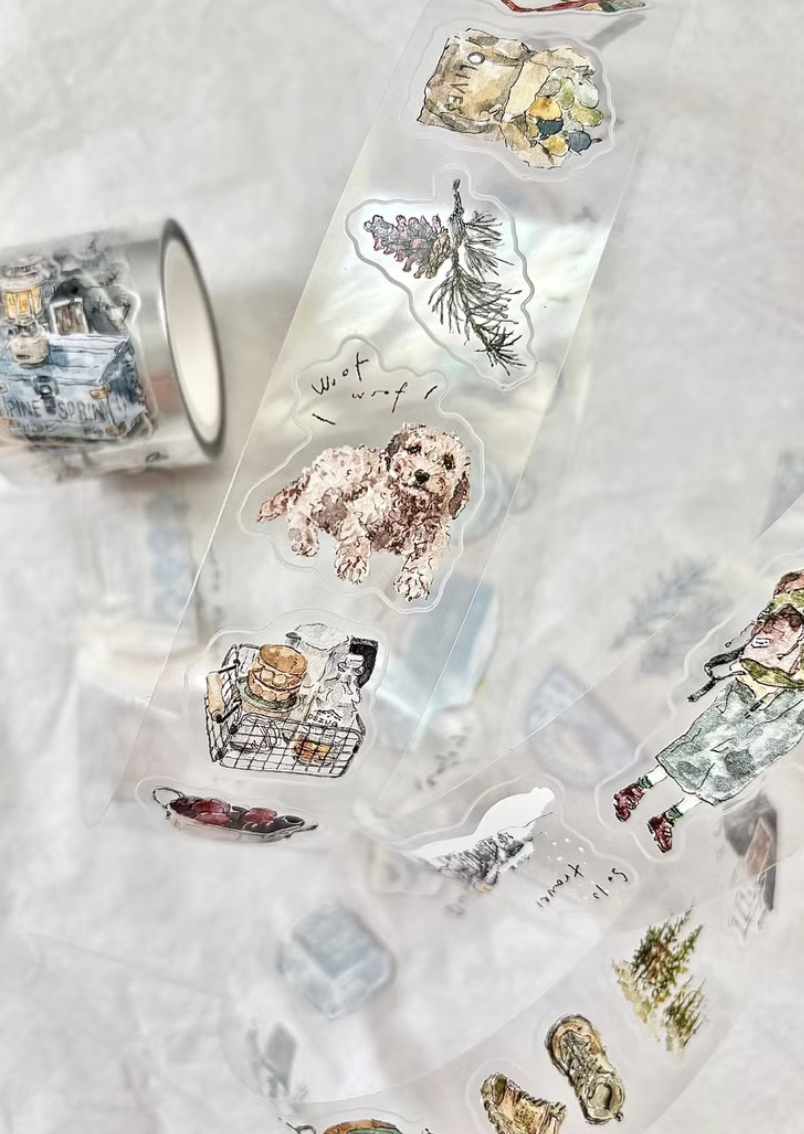 Pion | 獨旅 亮面PET膠帶 (割型)