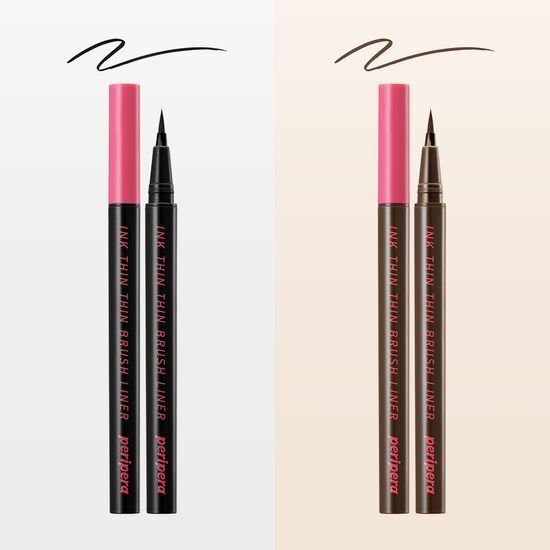 PERIPERA 極細防水防暈眼線液【2款色號】