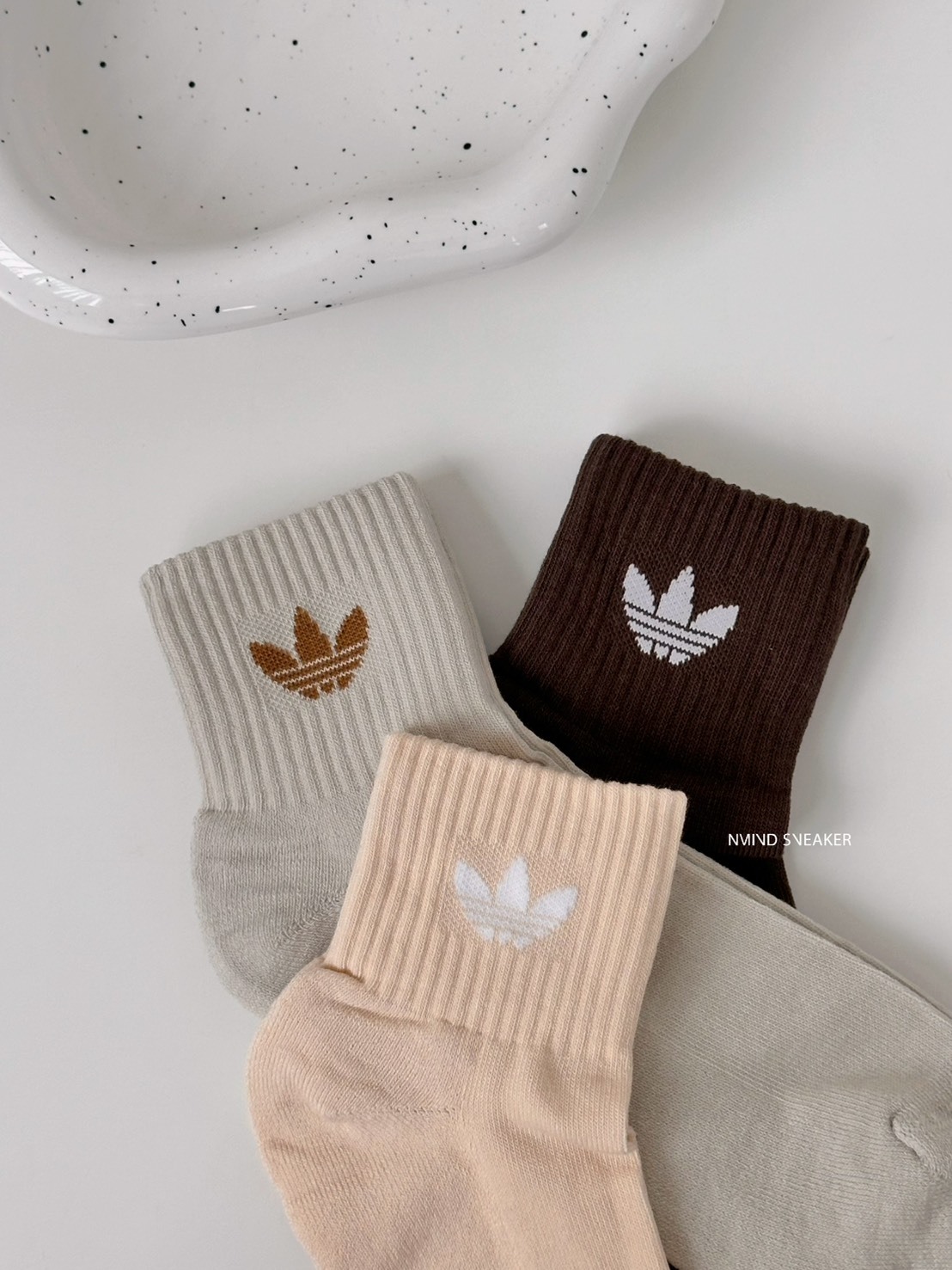 <快速出貨> ADIDAS 中筒襪 6入組
