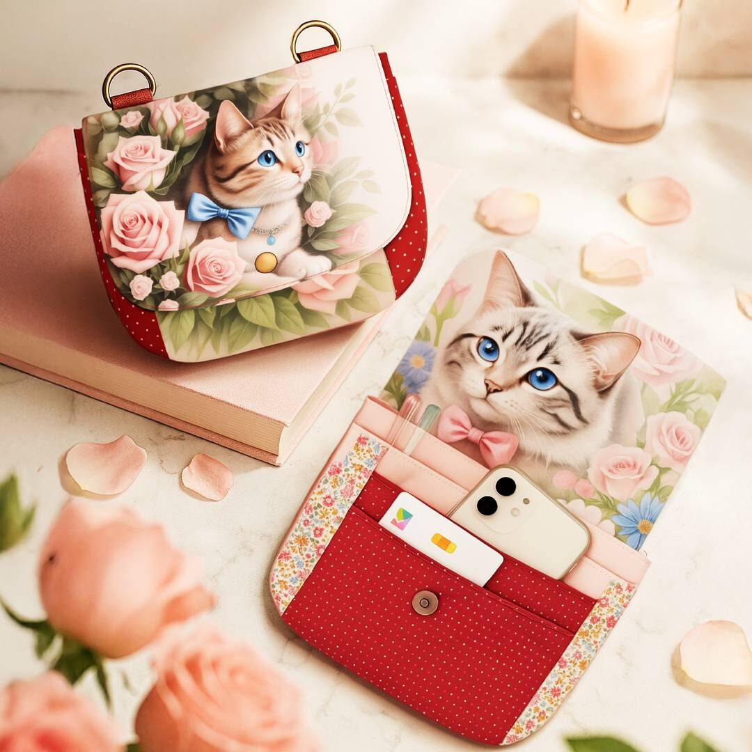 販售原尺寸【紙型】(多層口袋小巧側背包)