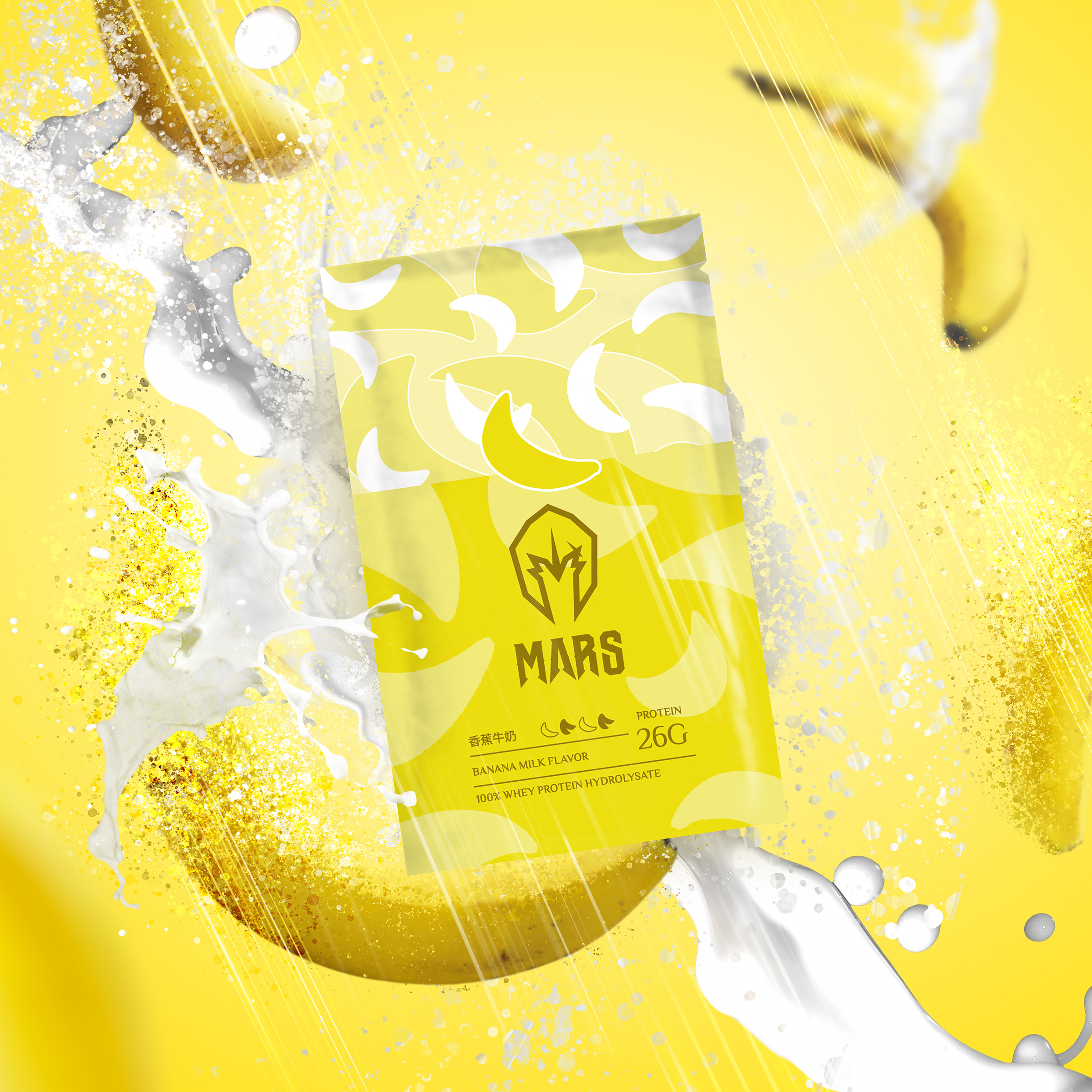 香蕉 (水解蛋白) BANANA FLAVOR WHEY PROTEIN (HYDROLYSATE)